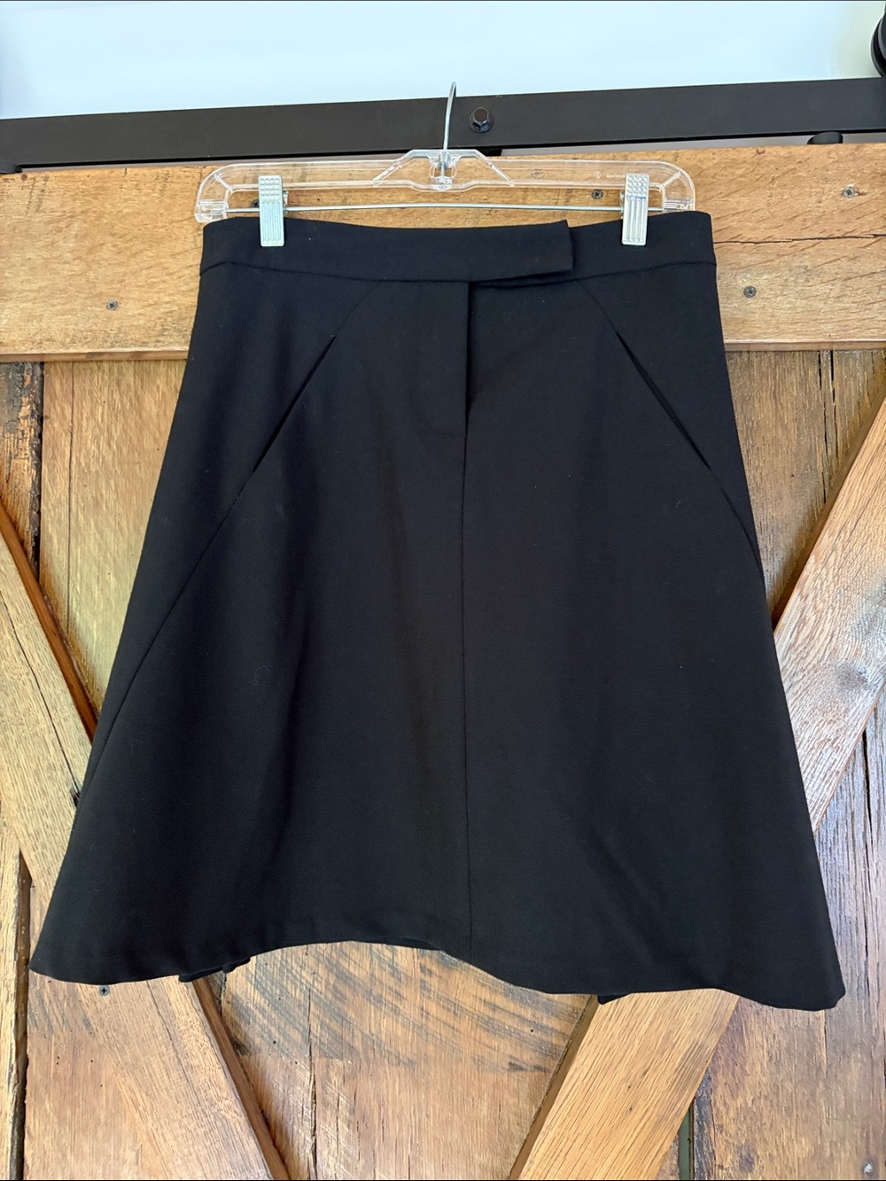 Trina Turk Size 2 Black A-Line Skirt